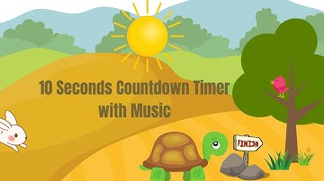 10 Seconds Countdown Timer with Music - The Tortoise and the Hare