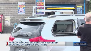 Minivan window broken after reported shooting on Elmira’s southside