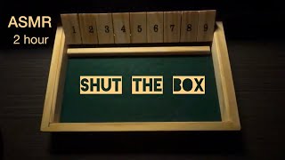 Shut the box ASMR🎲|asmr soft, wooden sound, tapping & mouth sound for deep sleep & whispering😴 screenshot 4