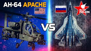 AH64 Apache Vs Su57 DOGFIGHT | Helo Vs 5th Gen Fighter | Digital Combat Simulator | DCS |