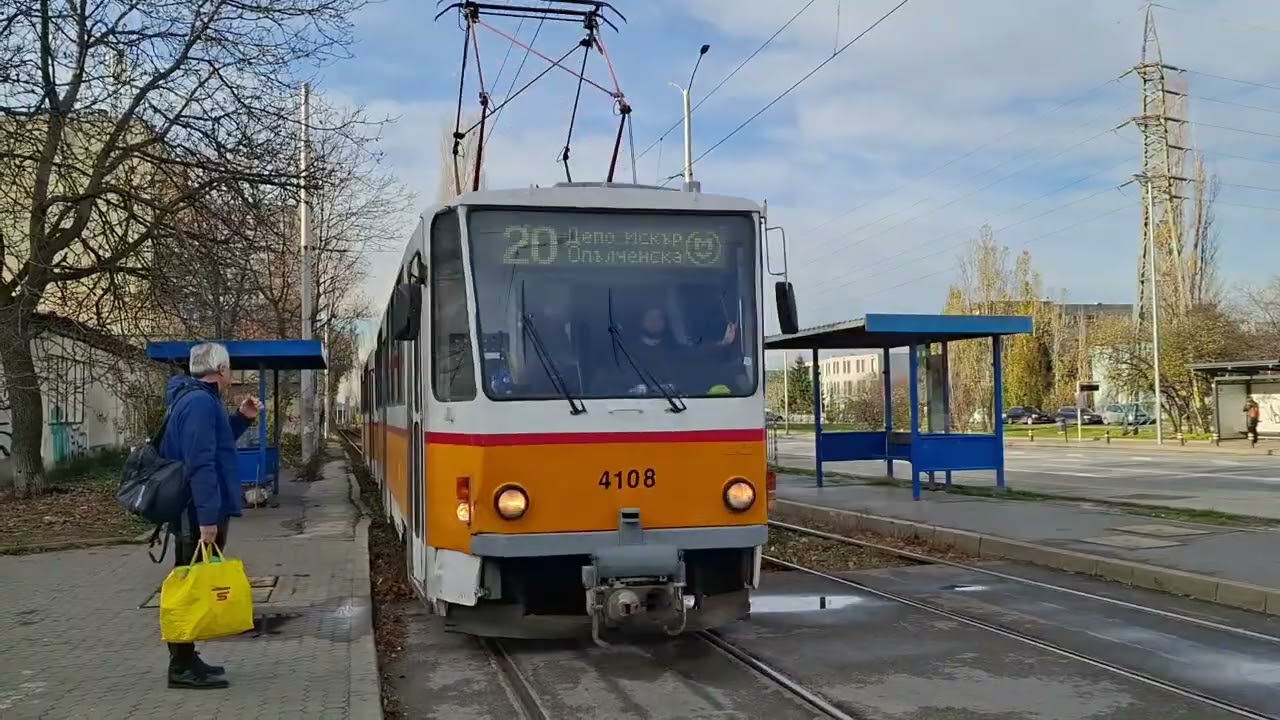 Trams in Sofia 15.11-10.12.2025