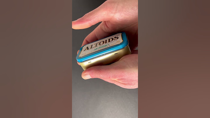 An interesting EDC Altoids tin modification