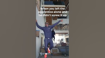 Always trust the apprentice.. until he screws up 😂 #carpentry #bluecollarmemes #construction