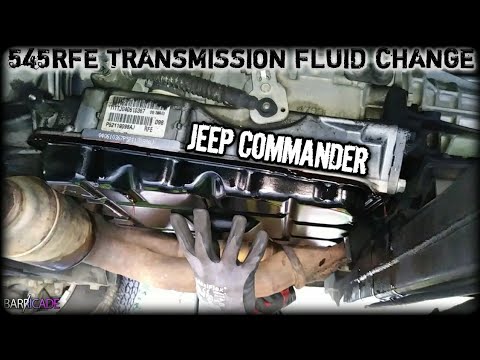 JEEP COMMANDER TRANSMISSION FLUID & FILTER CHANGE