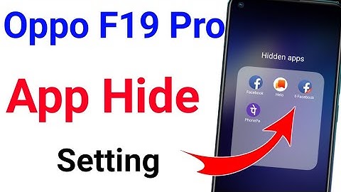 how to hide apps in oppo f19 pro 5G | oppo f19 me apps hide kaise kare | app hide setting oppo f19
