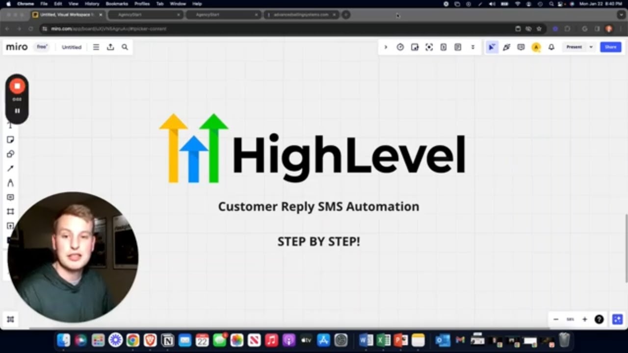 Building SMS Reply Automation LIVE on GHL (Beginner Level)