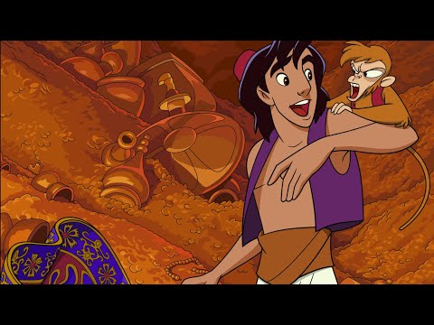 Happy Colour - Colour by Number. Disney Aladdin 👳🏽🧞‍♂️👸🏽- Aladdin Finds Treasure In Cave Of Wonders