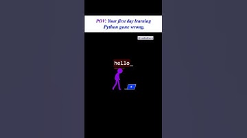 POV: Your First Day Learning Python Gone WRONG 💀 #shorts #youtubeshorts #viral #python #coding