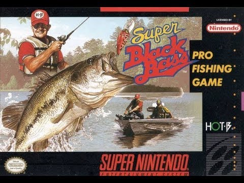 Super Black Bass SNES Lake 1 in 1080P Lake Record!