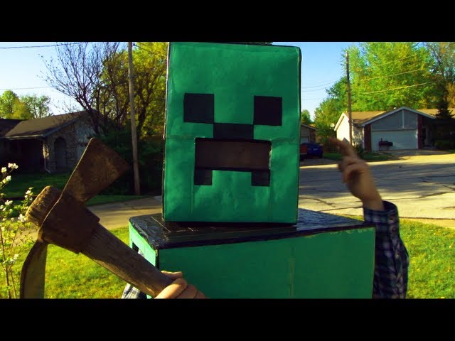 Real Life Creepers Terrify In Minecraft: The Last Minecart - Game