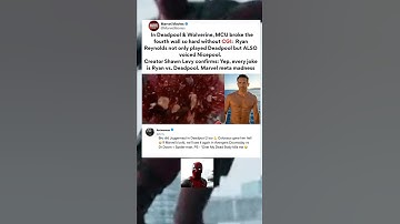 The TRAGIC connection Btw Ryan Reynolds & Deadpool #marvel #deadpool #shorts