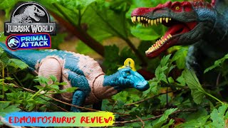 JURASSIC WORLD EDMONTOSAURUS SOUND STRIKE REVIEW! ---- Jurassic Collector