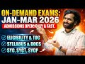 NIOS On Demand Admission Open 2026 | Class 10 &amp; 12 Exam Dates Jan Feb March Out