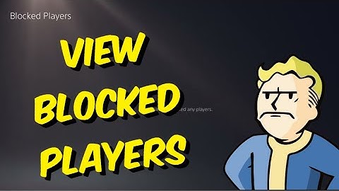 How To Block & View Blocked Players On PS5 & Unblock Them