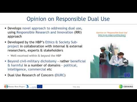 Addressing dual-use research of concern in neuroscience and neurotechnology