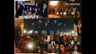 Реакция на MONSTA X 몬스타엑스 'GAMBLER' MV