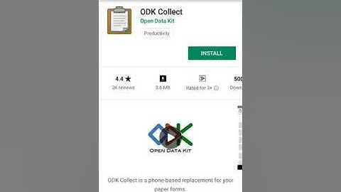 05 ODK Collect Download and Installlation  In Pashto
