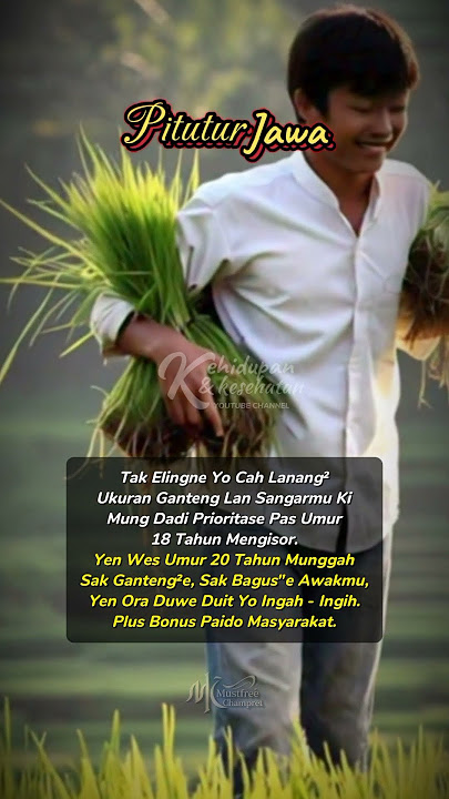 Pitutur Jawa | Quotes Hari Ini #shorts #storywa #status #renungan #nasehat #motivasi #jowo #kutipan