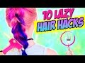 10 Hair HACKS every LAZY PERSON Should KNOW!!! AWESOME LIFE HACKS FOR HAIR!