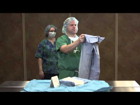 Surgical gowning and gloving