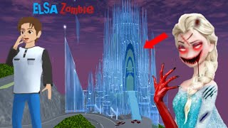 Zombie ELSA & her Palace😱 | SAKURA School Simulator Horror Drama 👺