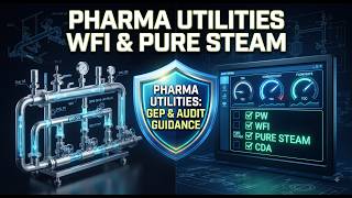 Pharma Utility Systems: GEP, WFI, Pure Steam & Audit Readiness ⚙️💧