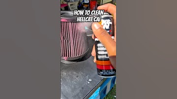 HOW TO CLEAN HELLCAT JLT COLD AIR INTAKE #hellcat #trending #srt #subscribe #viralshort #shorts
