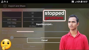 kinemaster video export stops problem | export problem kinemaster | kinemaster video editor.