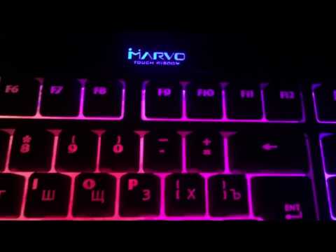 ГЕЙМЕРСКАЯ БЮДЖЕТНАЯ РАДУЖНАЯ КЛАВИАТУРА MARVO K614 ГЕЙМЕРСКАЯ БЮДЖЕТНАЯ РАДУЖНАЯ КЛАВИАТУРА MARVO K614
