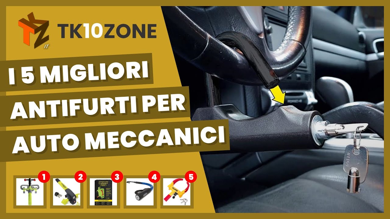 I 5 migliori antifurti per auto meccanici 