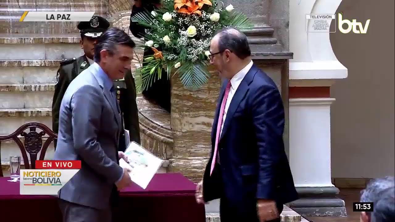 Paz y presidente de la CAF presentan la “Estrategia País” con nuevos proyectos de inversión