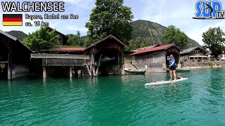 SUPTour auf dem WALCHENSEE | Morgens ein Paddelparadies für StandUp Paddler!