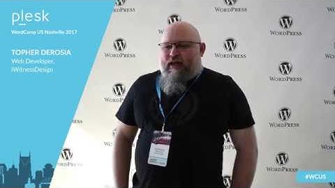 Making the WordPress Community: interview with Topher Derosia, Web Developer, iWitnessDesign ‏