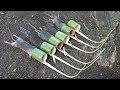 Wild man create amazing bamboo trap to catch rats and squirrels in the forest