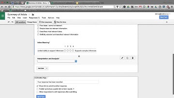RCDSB Google Challenge - Using Google Forms