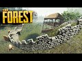 THE BATTLEMENT WALL | The Forest Hard Survival S4 Episode 14