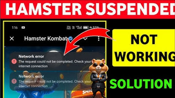 Hamster Kombat Request Error Problem| Hamster Kombat Unable to get account info problem