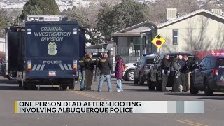 1 suspect dead in Foothills area trailer park officer-involved shooting