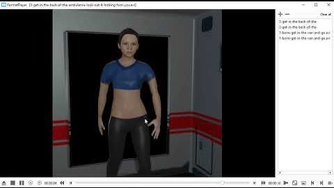 3D Viewer part 06 Emma age 12 ambulance 2