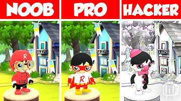 NOOB vs PRO vs HACKER in Tag with Ryan \ Pro ryan | android ios gameplay 1080p 60fps landscape