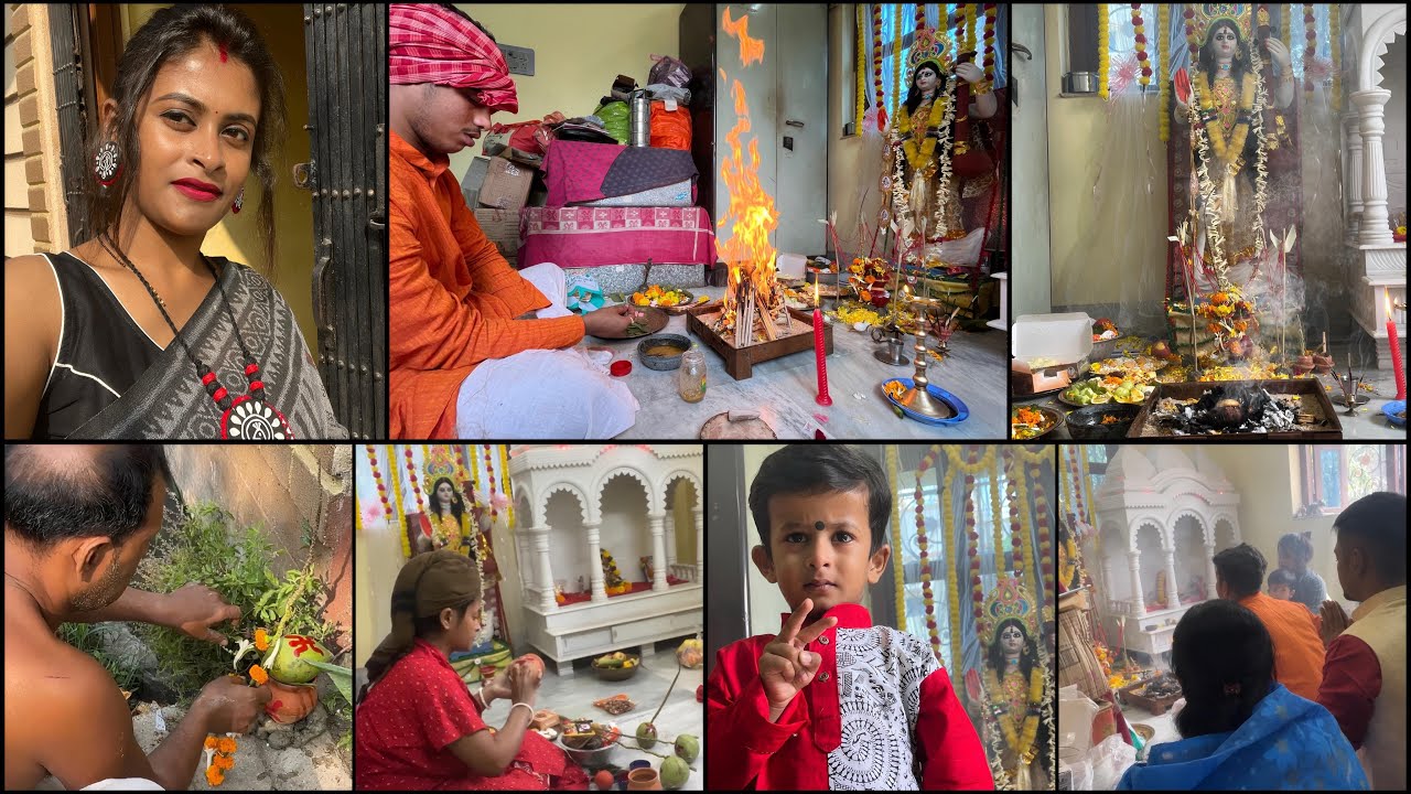 এবছর বাড়ির সরস্বতী পূজার গোটা দিন যেভাবে কাটালাম🙏🏻| Saraswati Puja Part-1 | #vlog220 | @lubuzlife