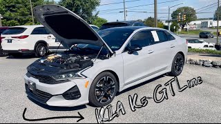2023 Kia K5 GTLine with RED leather SEATS! Panoramic SUNROOF, SPORTS MODE & MORE!!