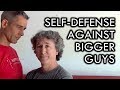Self-Defense Tip Against a Bigger, Stronger Opponent