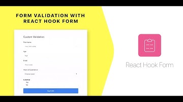 Easy Way of Form Validation with React Hook Form