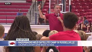 John Calipari brought the Razorbacks to Russellville for satellite camp