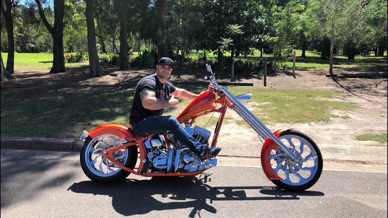  Harley Davidson Softail Custom Chopper FL Delivery Day 