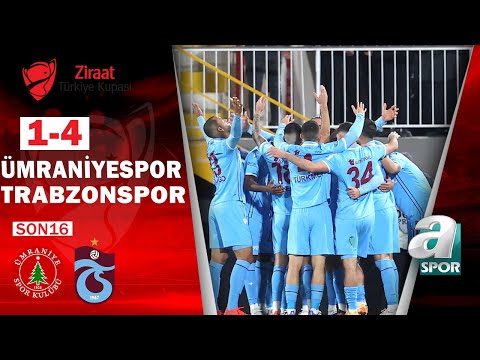 Ümraniyespor 1 - 4 Trabzonspor GENİŞ MAÇ ÖZETİ (Ziraat Türkiye Kupası Son 16 Turu) 18.01.2023