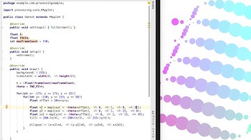 Android Art #51 CircleBubble【Processing for Android】