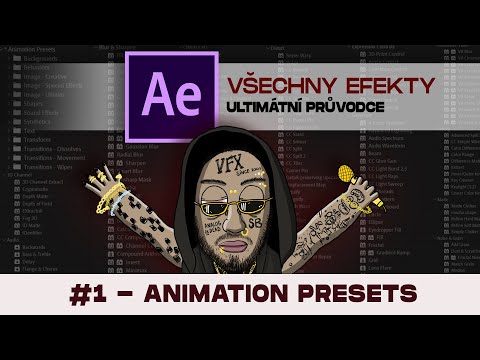 Efekty v AFTER EFFECTS #1 – Animation Presets