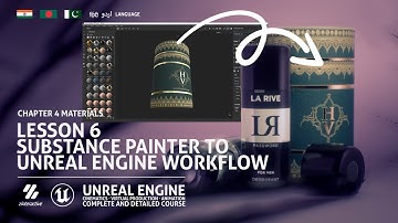Substance Painter to Unreal Workflow | Lesson 6 | Chapter4 | Hindi | Urdu | हिंदी | اردو | UE Course